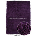 Soft Polyester Shaggy Carpet Plain Color